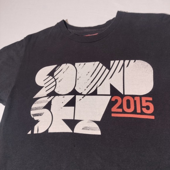 Rhymesayers Entertainment Soundset 2015 T Shirt Men's Size M Black Hip Hop - Picture 3 of 16
